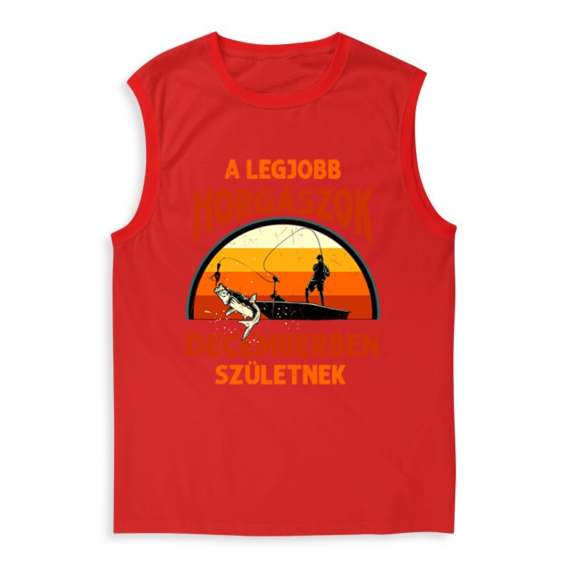 Legjobb horgászok Decemberben Férfi Trikó