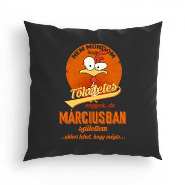 Márciusban Születtem (Tökéletes) Párna