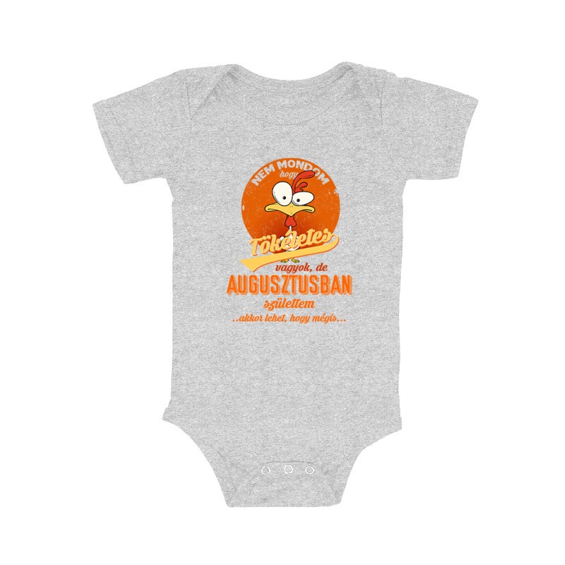 Augusztusban Születtem (Tökéletes) Bébi body