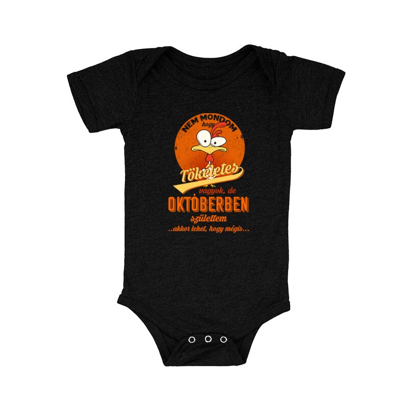 Októberben Születtem (Tökéletes) Bébi body