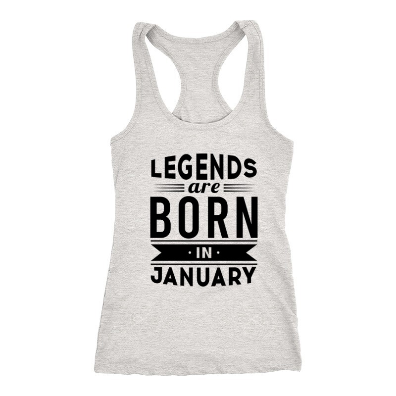 Legend Are Born In January Női Trikó