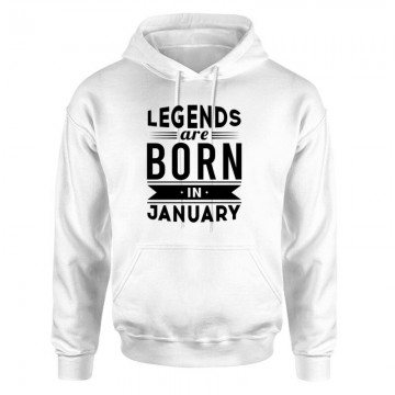 Legend Are Born In January Unisex pulóver