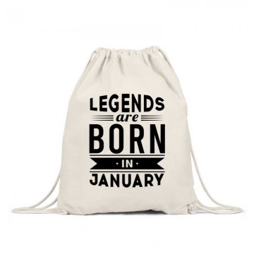 Legend Are Born In January Tornazsák