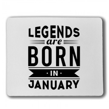 Legend Are Born In January Egérpad