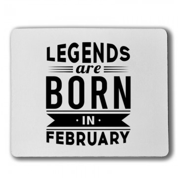 Legend Are Born In February Egérpad