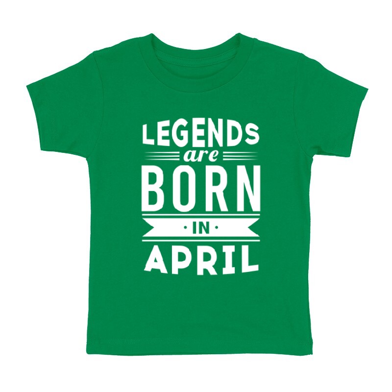 Legend Are Born In April Gyermek póló
