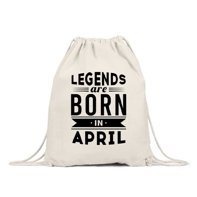 Legend Are Born In April Tornazsák