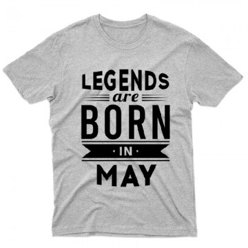 Legend Are Born In May Férfi póló