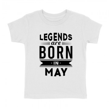Legend Are Born In May Gyermek póló