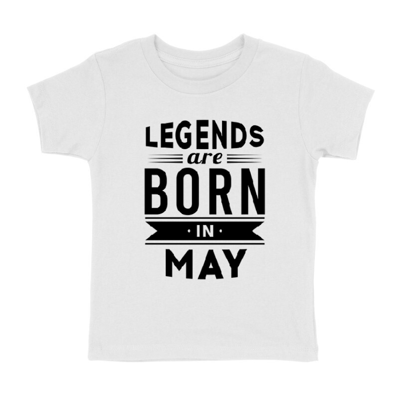 Legend Are Born In May Gyermek póló