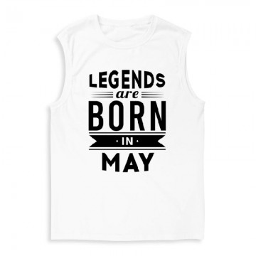 Legend Are Born In May Férfi Trikó
