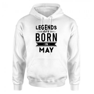 Legend Are Born In May Unisex pulóver