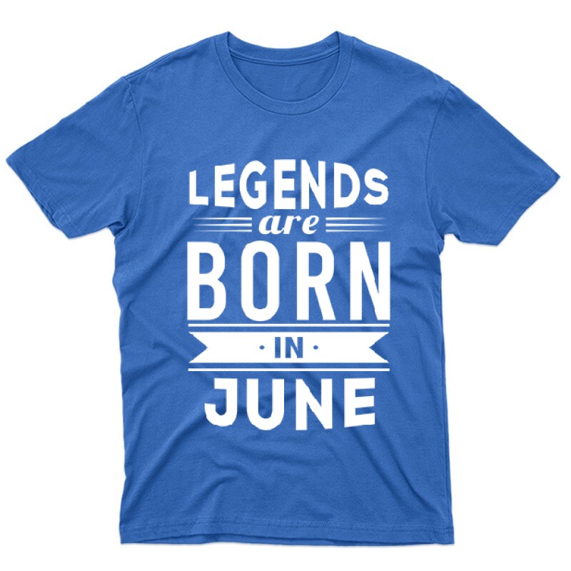 Legend Are Born In June Férfi póló