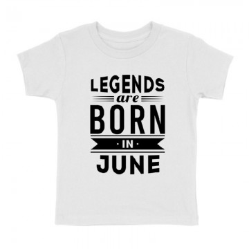 Legend Are Born In June Gyermek póló