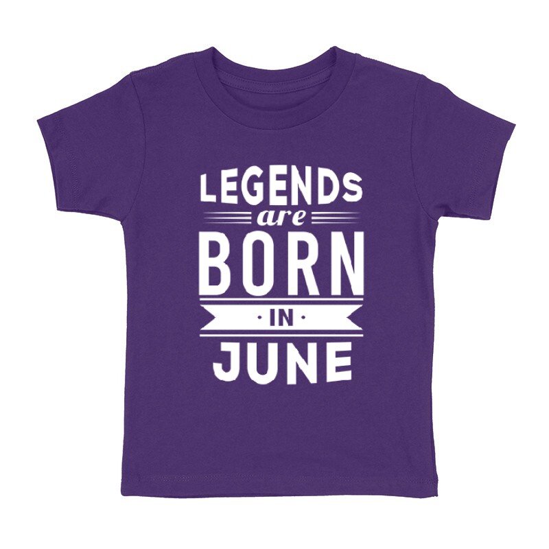 Legend Are Born In June Gyermek póló