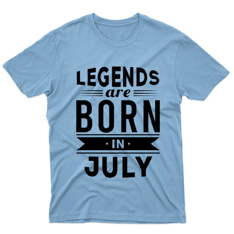 Legend Are Born In July Férfi póló