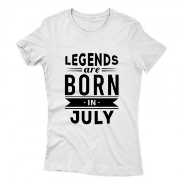 Legend Are Born In July Női póló