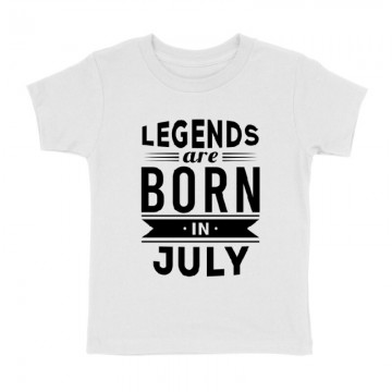 Legend Are Born In July Gyermek póló