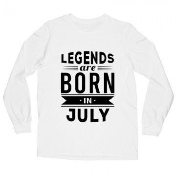 Legend Are Born In July Hosszú ujjú póló