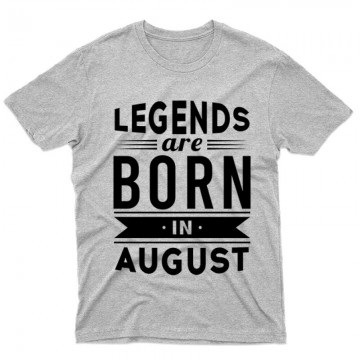 Legend Are Born In August Férfi póló