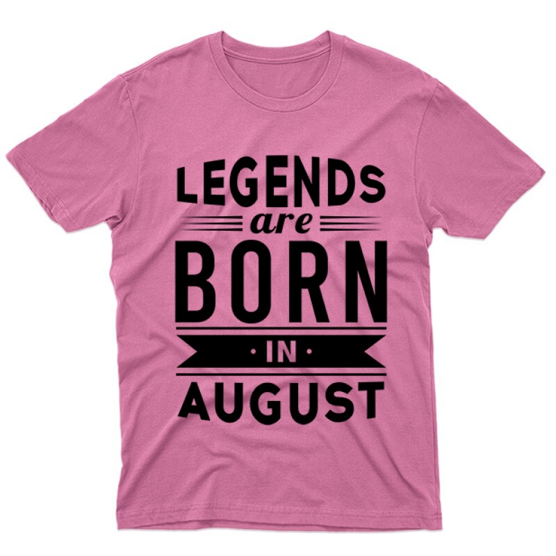 Legend Are Born In August Férfi póló