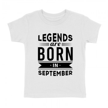 Legend Are Born In September Gyermek póló