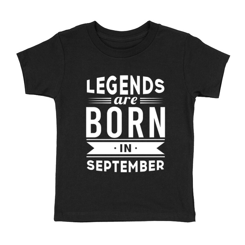 Legend Are Born In September Gyermek póló
