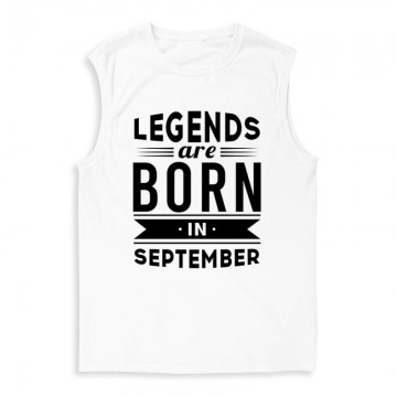 Legend Are Born In September Férfi Trikó