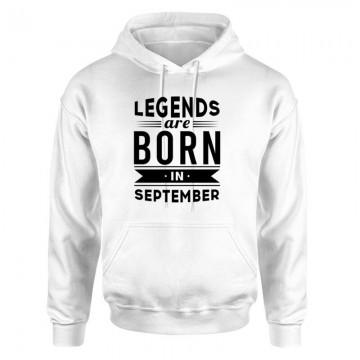 Legend Are Born In September Unisex pulóver