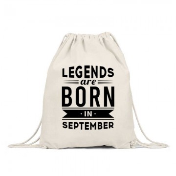 Legend Are Born In September Tornazsák
