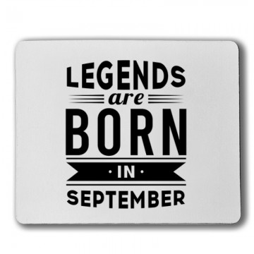 Legend Are Born In September Egérpad