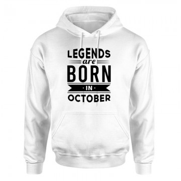 Legend Are Born In October Unisex pulóver