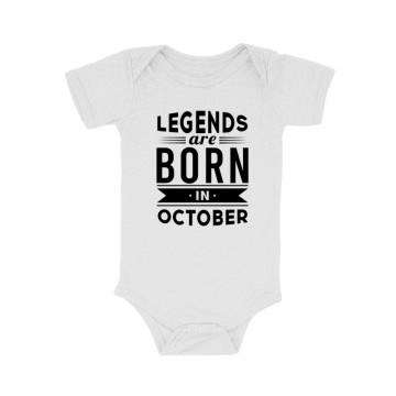 Legend Are Born In October Bébi body