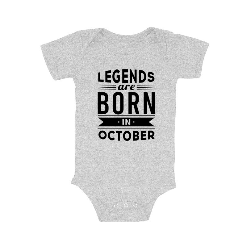 Legend Are Born In October Bébi body