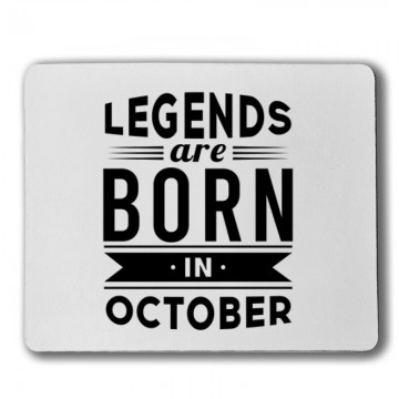 Legend Are Born In October Egérpad