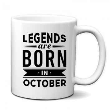 Legend Are Born In October Bögre