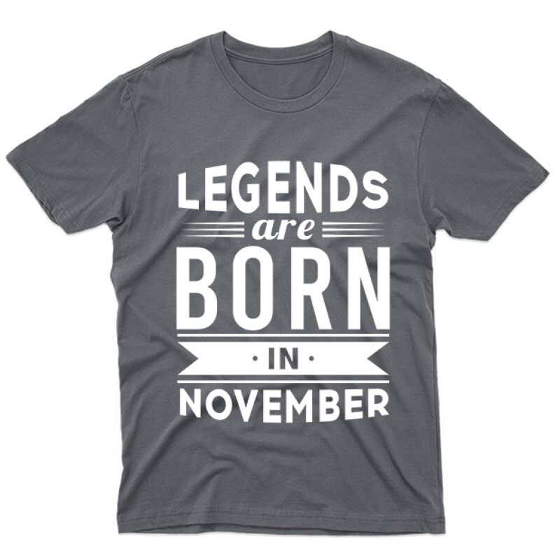 Legend Are Born In November Férfi póló