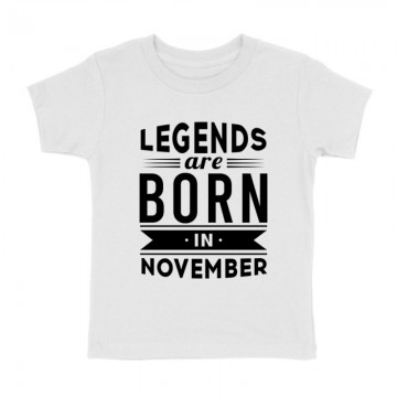 Legend Are Born In November Gyermek póló