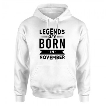 Legend Are Born In November Unisex pulóver