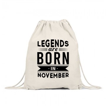 Legend Are Born In November Tornazsák