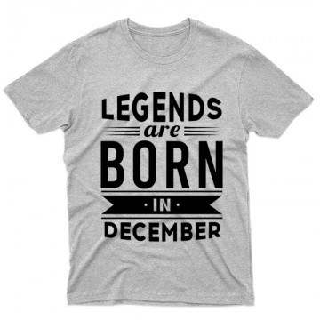 Legend Are Born In December Férfi póló