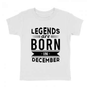 Legend Are Born In December Gyermek póló