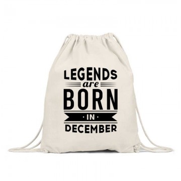 Legend Are Born In December Tornazsák