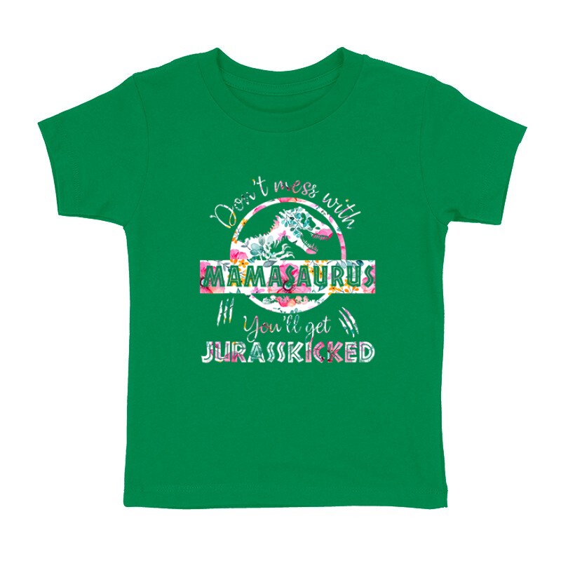 Mamasaurus Flower Gyermek póló