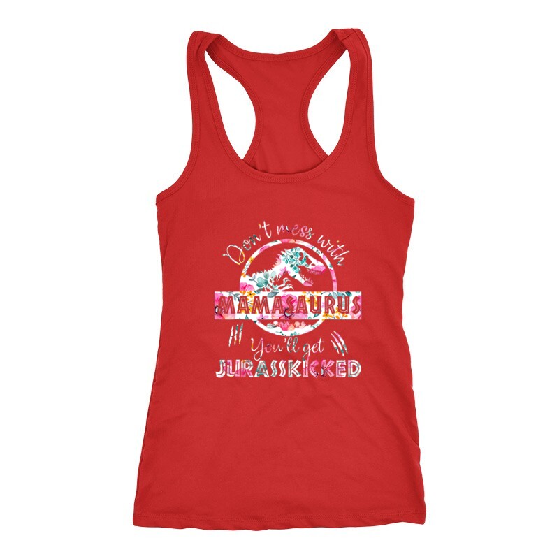 Mamasaurus Flower Női Trikó