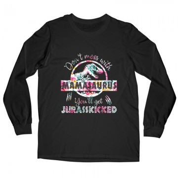 Mamasaurus Flower Hosszú ujjú póló