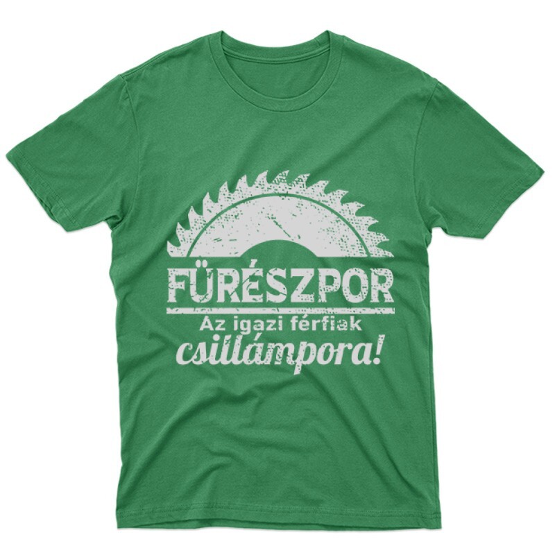 Fűrészpor-Csillámpor Férfi póló
