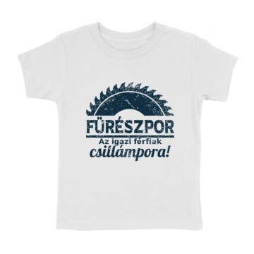 Fűrészpor-Csillámpor Gyermek póló
