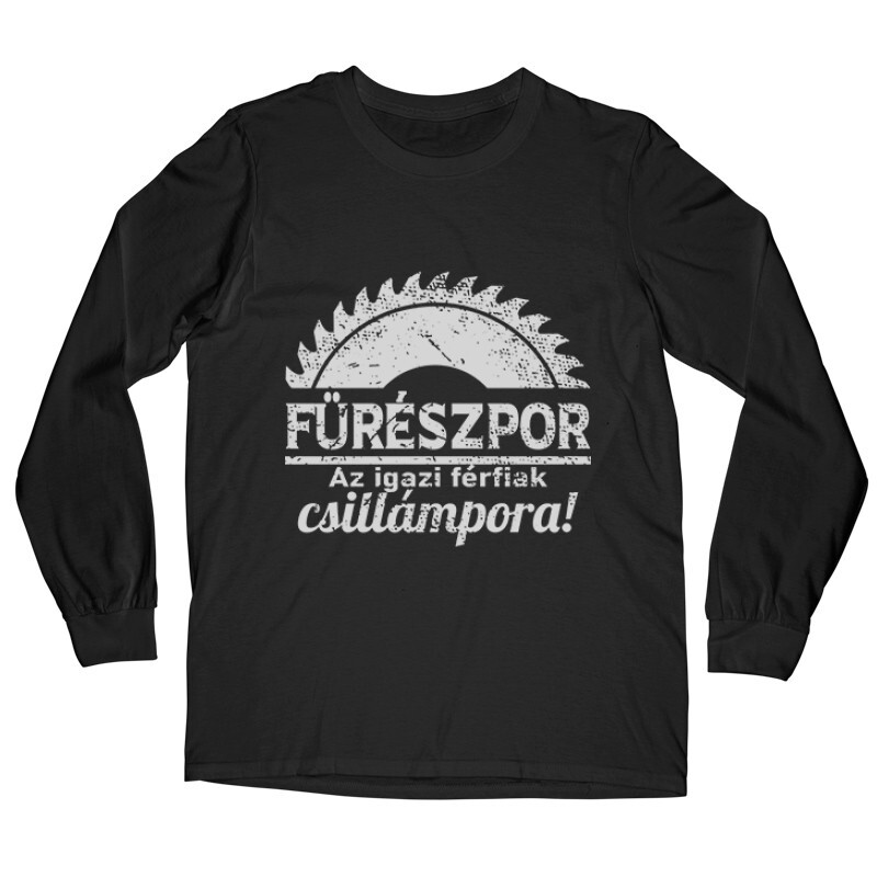 Fűrészpor-Csillámpor Hosszú ujjú póló