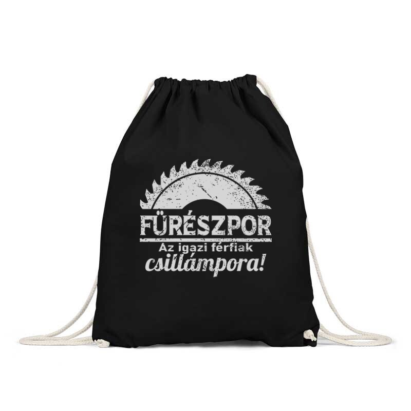 Fűrészpor-Csillámpor Tornazsák